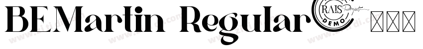 BEMartin Regular字体转换